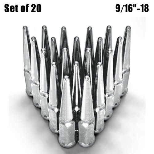 (20) 4.5" Spike Lug Nuts 9/1618 Acorn fit Dodge Ram 1500 Durango