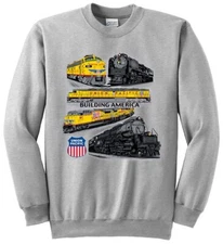  Union Pacific Collage Authentic Railroad Sweatshirt [64]