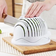 Quick Salad Maker Chopper Salad Cutter Bowl BPA-Free Healthy Meals and Salads