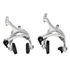 TEKTRO R326 Road Bike Dual Pivot Caliper Brake Set (Front + Rear) , Silver