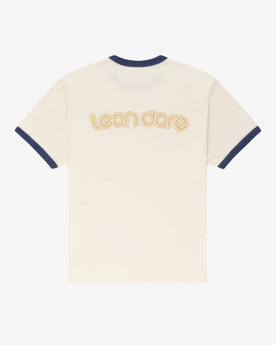 Aime leon dore Retro Ringer tee - Cream | eBay