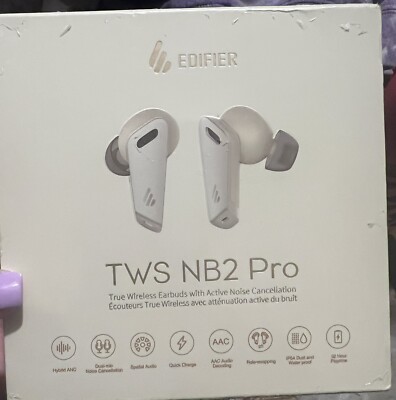 Edifier TWS NBT Pro Wireless Ear Buds With Active Noise Cancellation Sealed BNIB