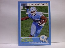 2021 Panini Chronicles Draft Picks Score Retro Bronze Javonte Williams Rookie RC