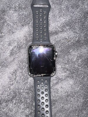 Apple Watch Series 42mm with M/L Band Screen Crack, Needs