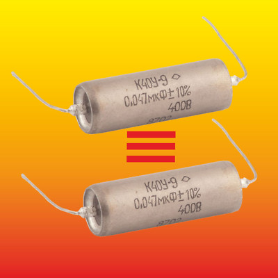 0.047uF 47nF 400V LOT OF 2 PAPER IN OIL PIO AUDIO CAPACITORS K40Y-9 - Foto 5