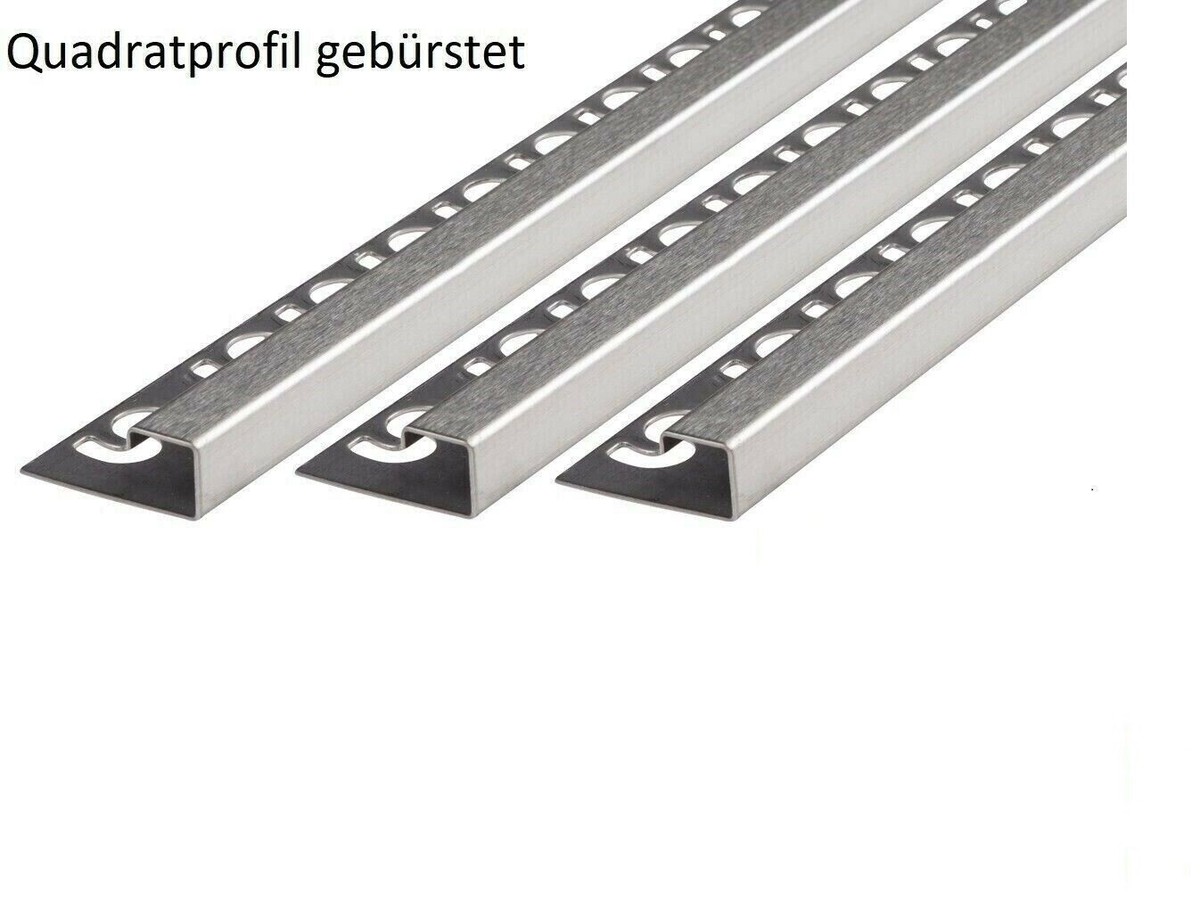 Terminale Angolare Per Piastrelle In Acciaio Inox - Profilo 10 Mm | Finitura Spazzolata - Foto 8