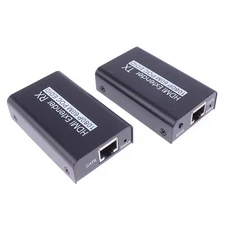 HDMI Extender 1080P@50/60Hz 60M HDMI Repeater (TX and RX)  RJ45 Over CAT-6/6a/7 