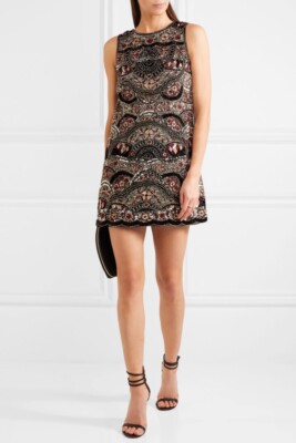 Alice + Olivia Sherley Embellished Embroidered Silk Dress Mini 0 NWOT | eBay Alice + Olivia Sherley Embellished Embroidered Silk Dress Mini 0 NWOT | eBay