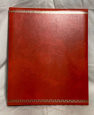 Vintage Durand Scrapbook Photo Album 12 x 14 1/4". USA Orange