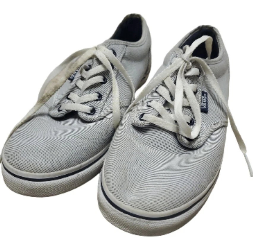 Sneakers pattinatore Vans Off the Wall donna 7 classiche TB4R grigio a righe