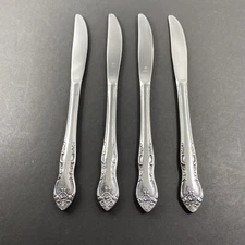 Oneida Northland MALMAISON Dinner Knives Stainless Silverware Korea Set (4)