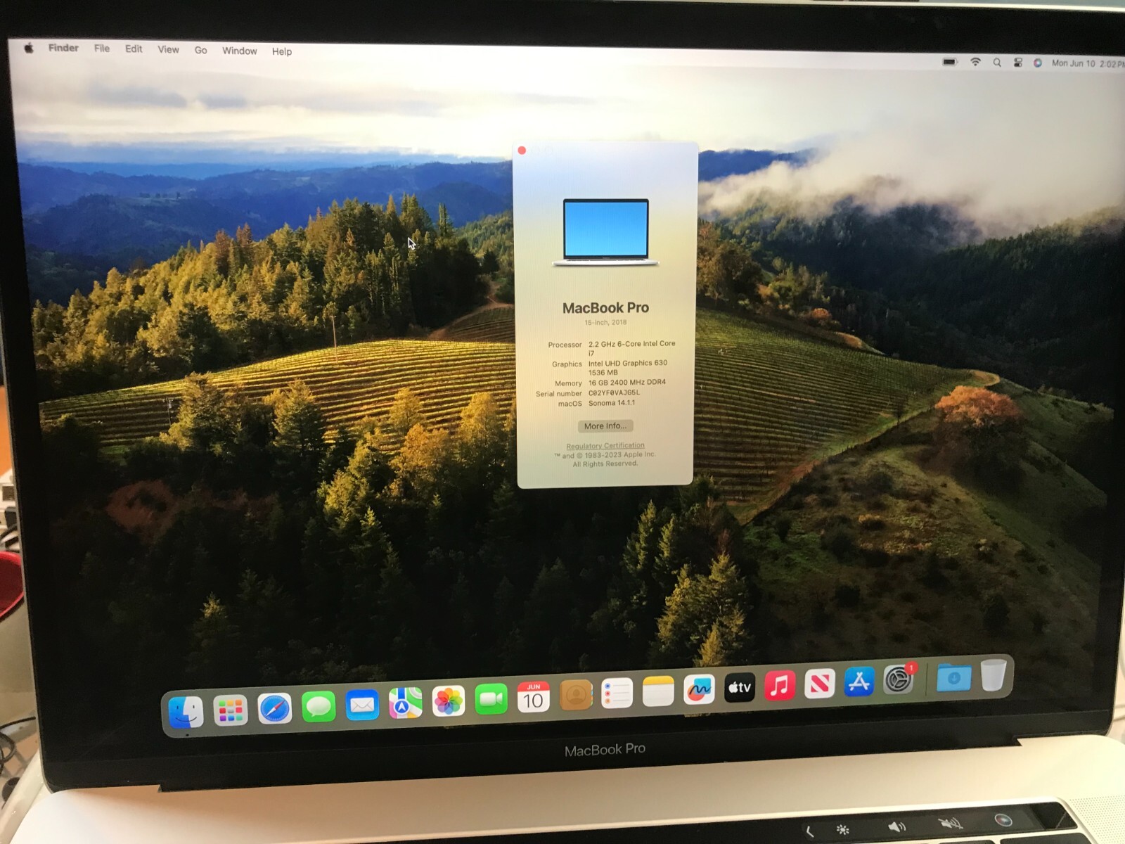 Apple MacBook Pro 15.4
