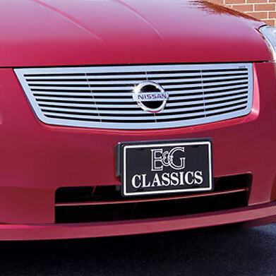E&G CLASSICS Chrome Q Grille for Nissan Sentra, 2007 - 2009