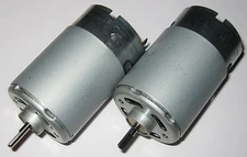 2 X Mabuchi 555 12 VDC Deer Feeder Motor - Large 4500 RPM Hobby DC Motors
