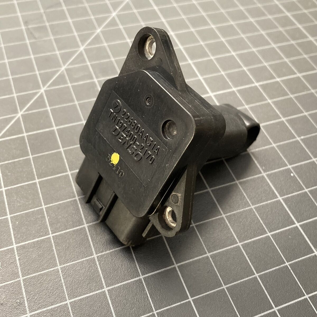 2002-10 Subaru Mass Air Flow Sensor 22680AA31A Denso 2002-10 Subaru Mass Air Flow Sensor 22680AA31A Denso