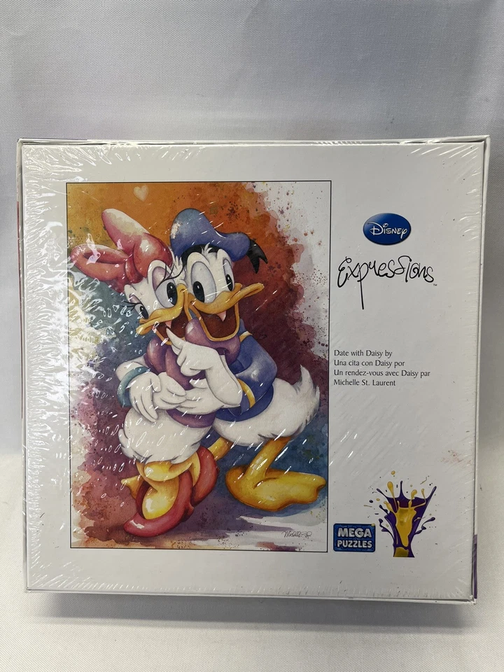 Rompecabezas DONALD & DAISY DUCK Disney Expressions 300 piezas nuevo con etiquetas Mega 2012 Foto 3 de 3