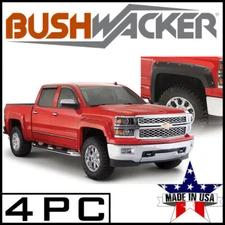 Bushwacker Pocket Style Front/Rear Fender Flares 14-18 Silverado 1500 5'8" BED