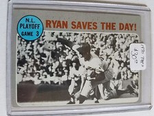 1970 Topps #197 NL Playoff Game 3/Nolan Ryan : New York Mets