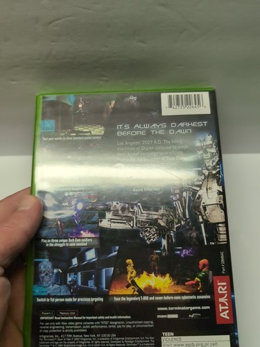 The Terminator Dawn of Fate Microsoft Xbox BRANDNEU SEALED NEAR MINT FAST! LOOK - Bild 9 von 13