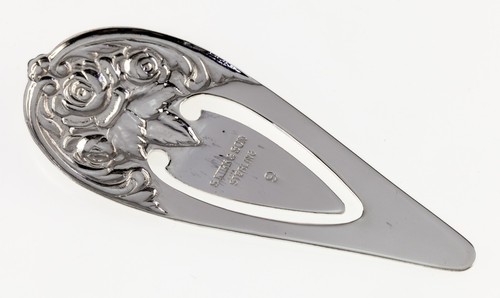 Precioso marcador floral vintage de plata de ley de S. Kirk and Son - Imagen 3 de 7