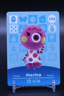 Marina #234 Animal Crossing Amiibo Card Series 3 NEVER SCANNED