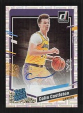 Colin Castleton 2023-24 Donruss Rated Rookies Signatures Choice Auto #284