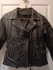XPert Performance Leather Motorcycle Jacket Size Medium 