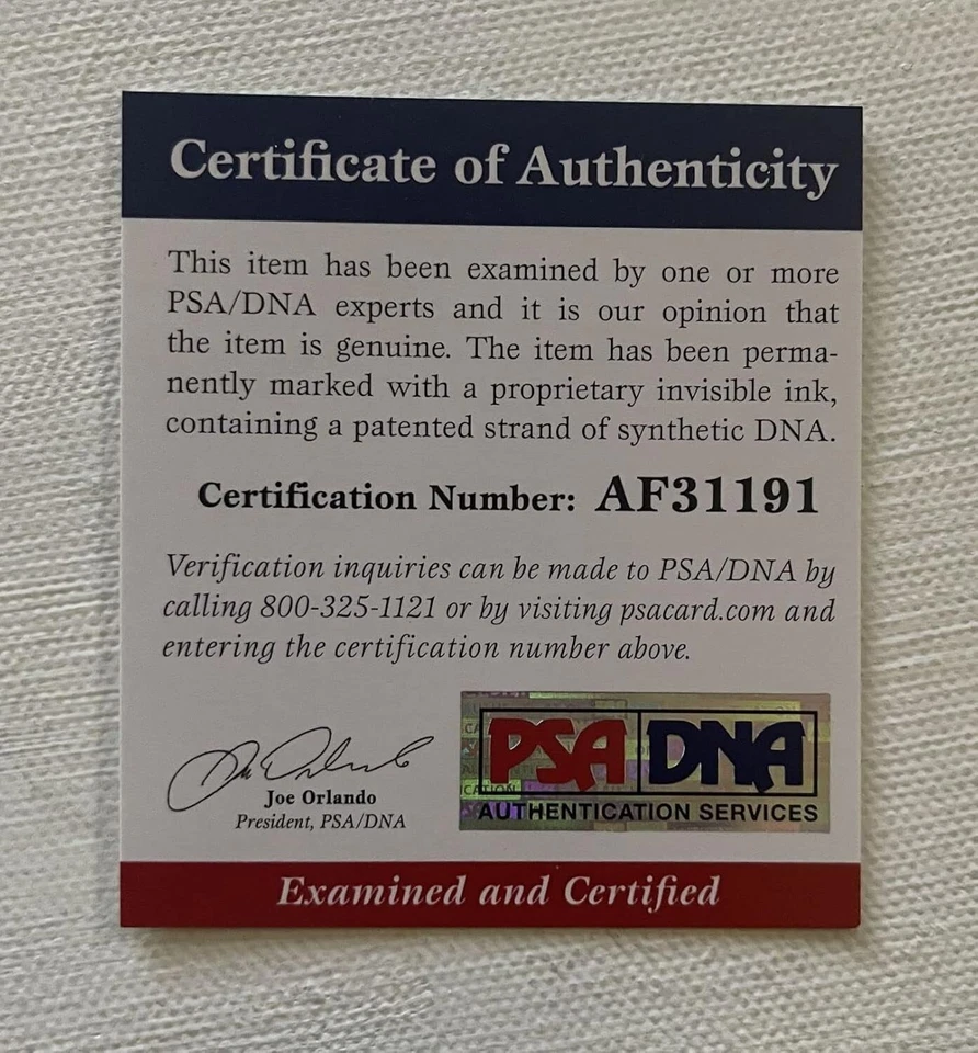 Foto brillante autografiada firmada por Yoenis Céspedes de 8x10 Oakland A's Athletics: anuncio de servicio público Foto 3 de 3