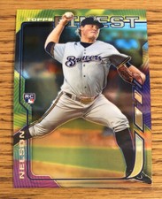 Jimmy Nelson RC 2014 Topps Finest Brewers #10   *179*