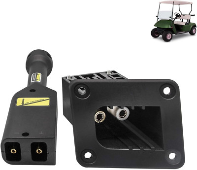 EZGO TXT Medalist 36V Powerwise Charger Receptacle and W/Handle Plug Fits Electr