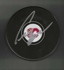 Craig Berube Signed Calgary Flames Puck St Louis Blues