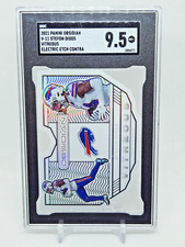 2021 Panini Obsidian Stefon Diggs Vitreous Electric Etch Contra SGC 9.5 Case Hit