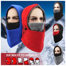Windproof Fleece Neck Winter Warm Balaclava Ski Full Face Mask for Cold Weather