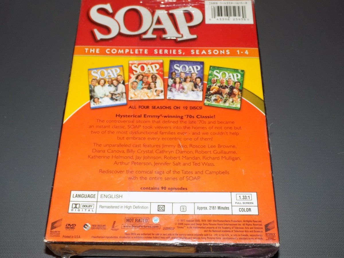 SOAP THE COMPLETE SERIES SEASONS 1-4 Billy Crystal 70s TV 12-DISC
