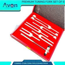 Tuning Fork Set of 6 - Medical Surgical Diagnostic instruments+ FREE BUCK HAMMER