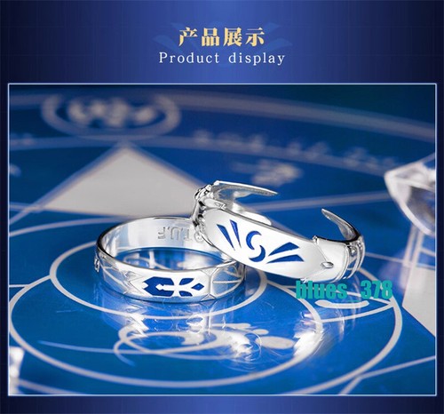 Anime Fate/stay Night Saber Altria Pendragon S925 Silver Ring Finger Ring Gift - Picture 8 of 14