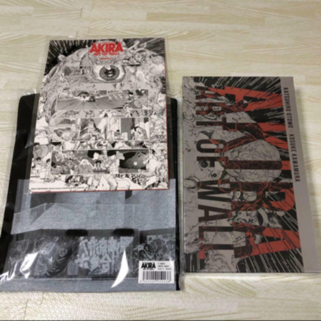 AKIRA ART OF WALL SPECIAL BOOK, t-shirt S, sticker set Exhibition in TOKYO
