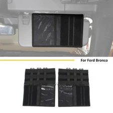 Car Sun Visor Organizer Pouch Bag Pocket Card Storage Holder for Ford Bronco 21+