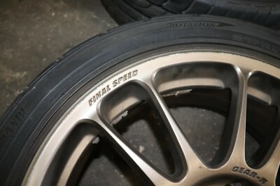 JDM A-Tech Final Speed Gear R 17x7 ET48 5x114.3 AfterMarket Wheels