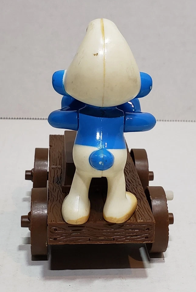 1982 Galoob The Smurfs railroad car - Image 3 of 4