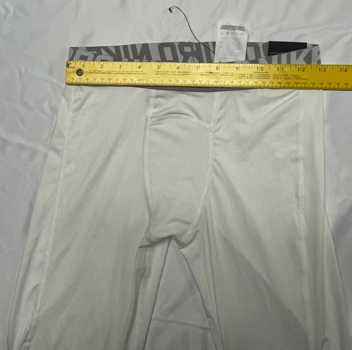 Nike Boys' Pro Dri-Fit Training Tights BV3516-100 WHITE XL - Picture 12 of 12