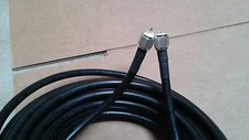 RG-8/U   PL259 UHF to PL259 UHF  male  COAX CABLE  Antenna   25 FT