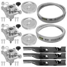 Deck Spindle Pulley Blade Belt For Husqvarna YTH2048 YTH2148 YTH2248 YTH2448