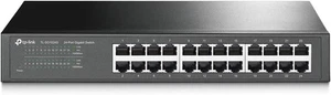 24 Port Gigabit Ethernet Switch Bureau / Rackmount Plug & Jouer aux ports blindés