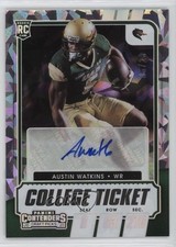 2021 Contenders Draft Picks Cracked Ice Ticket 6/23 Austin Watkins Jr Auto 0c2