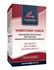 Vasectomy Home Test Kit. Contains 2 Tests