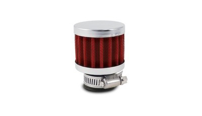 Vibrant Performance 2166 Crankcase Breather Filter w/ Chrome Cap 5/8'' Inlet ID