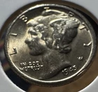1945-D 10C FB Mercury Dime Very Nice Coin 90% Silver