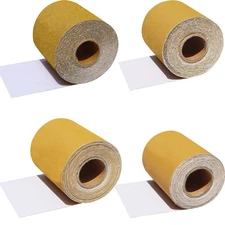 Total 20 Yards Long Continuous Roll Kit - 80 120 220 320 Grit PSA Longboard S...