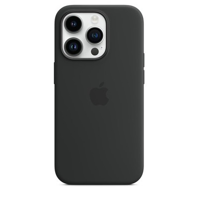 Original Apple iPhone 14 Pro Silikon Case / Cover - Mitternacht (Schwarz) - Neu